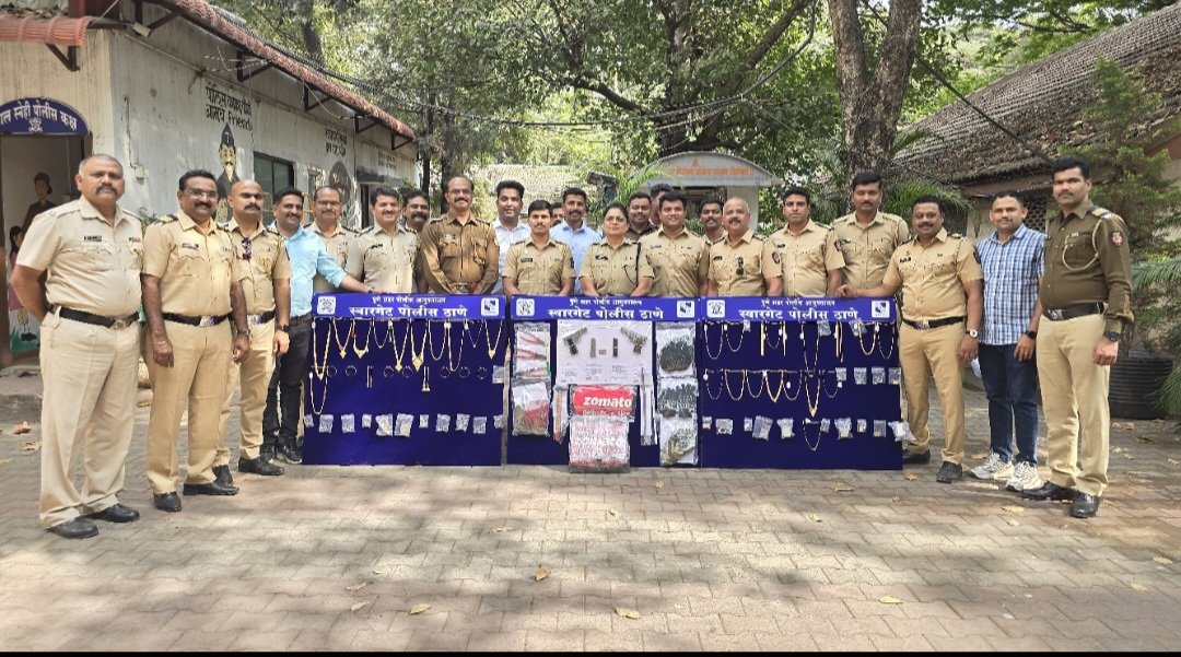 स्वारगेट पोलिसांनी घरफोडी करणाऱ्या अट्टल  टोळीस अटक करून त्यांच्याकडून 80,00,000 लाखाचा मुद्देमाल हस्तगत करण्यात आला