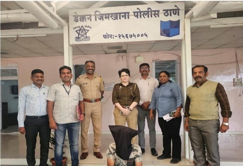 रात्रीच्या वेळी मोबाईल हिसकावून घेणारा आरोपी डेक्कन पोलिसांच्या जाळ्यात.
